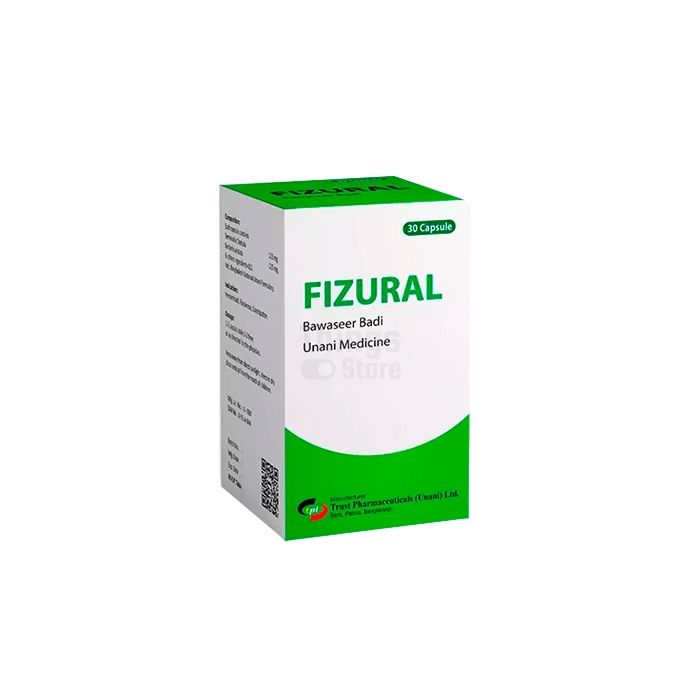 Fizural capsules for hemorrhoids